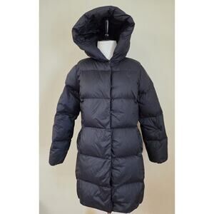 Polo Ralph Lauren Girls L Water-Repellant Duck Down Long Coat Jacket Puffer Navy